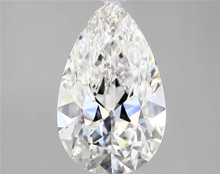 3.47ct Pear Lab Grown Diamond (Colour D, Clarity VVS2, IGI Certified)