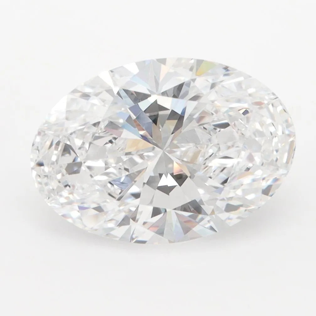 3.02ct Oval Lab Grown Diamond (Colour D, Clarity VVS1, IGI Certified)