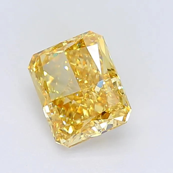 2.89ct Radiant Lab Grown Diamond (Colour Fancy Vivid Yellow, Clarity VS1, IGI Certified)