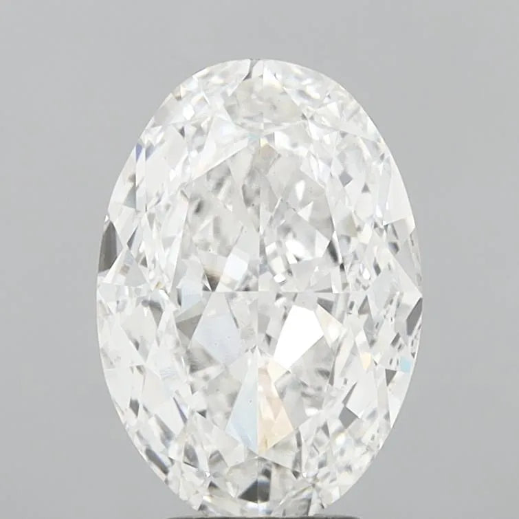 5.06ct Oval Lab Grown Diamond (Colour F, Clarity VS2, IGI Certified)