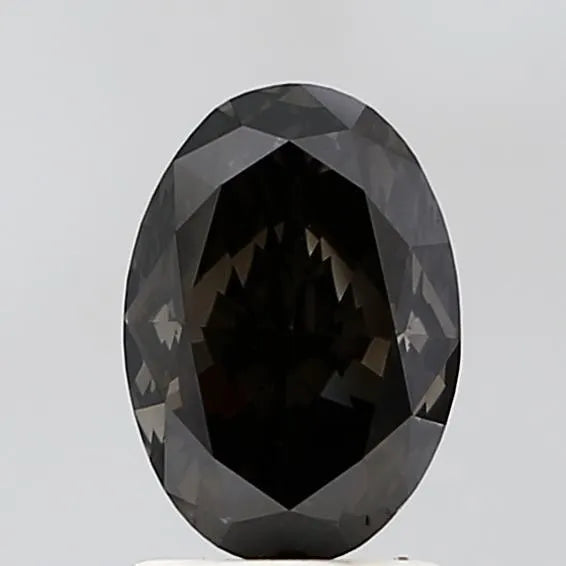 1.72ct Oval Lab Grown Diamond (Colour Fancy Deep Gray, Clarity VVS2, IGI Certified)