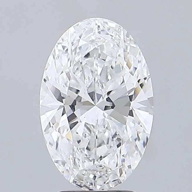 3.00ct Oval Lab Grown Diamond (Colour D, Clarity VVS2, IGI Certified)