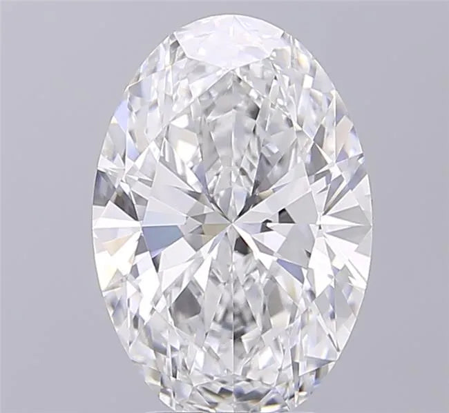 3.00ct Oval Lab Grown Diamond (Colour D, Clarity VVS2, IGI Certified)