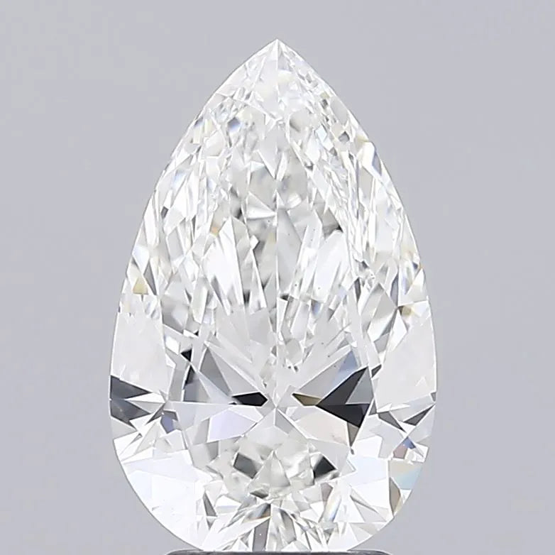 3.00ct Pear Lab Grown Diamond (Colour F, Clarity VVS2, IGI Certified)