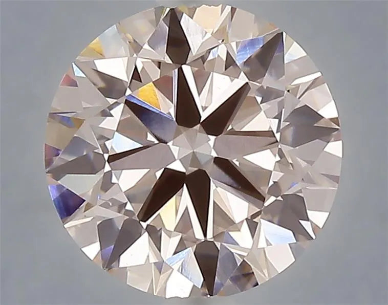 3.00ct Round Lab Grown Diamond (Colour Fancy Pink, Clarity VVS2, Cut EX, IGI Certified)