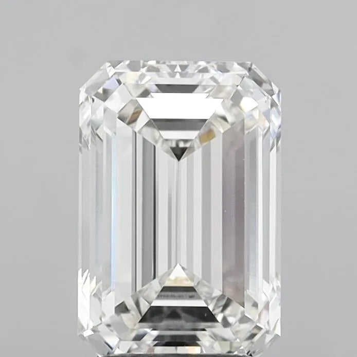 3.01ct Emerald Lab Grown Diamond (Colour G, Clarity VVS2, IGI Certified)