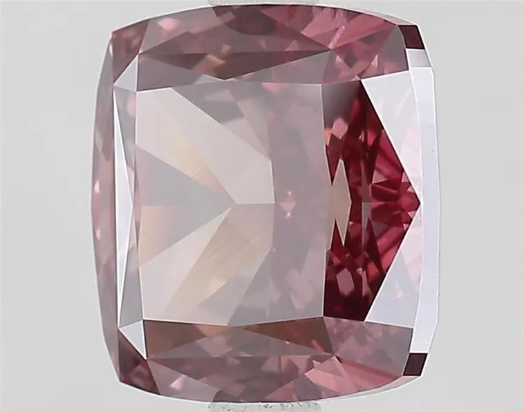 3.02ct Cushion modified Lab Grown Diamond (Colour Fancy Vivid Pink, Clarity VVS2, IGI Certified)