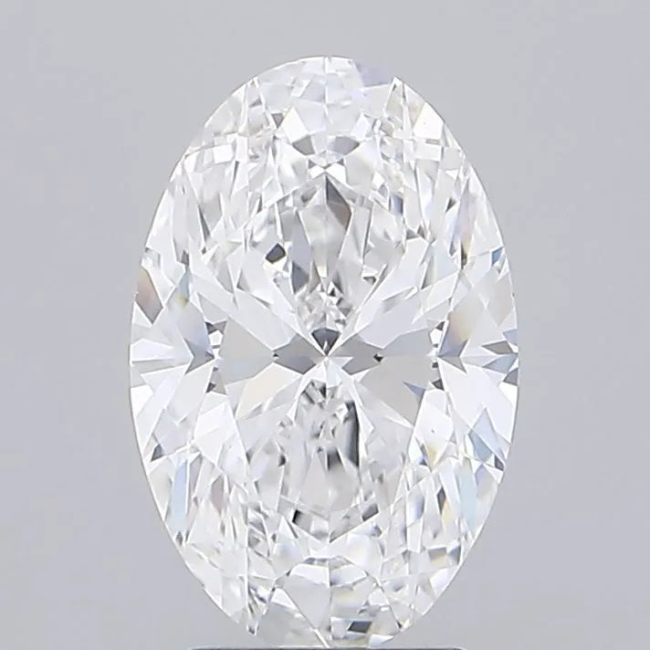 3.02ct Oval Lab Grown Diamond (Colour D, Clarity VVS1, IGI Certified)