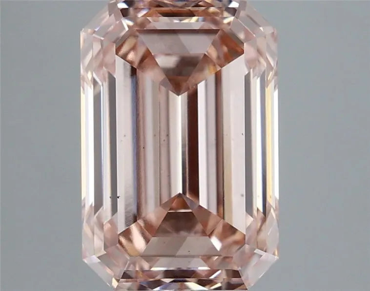 3.03ct Emerald Lab Grown Diamond (Colour Fancy Intense Pink, Clarity VS2, IGI Certified)