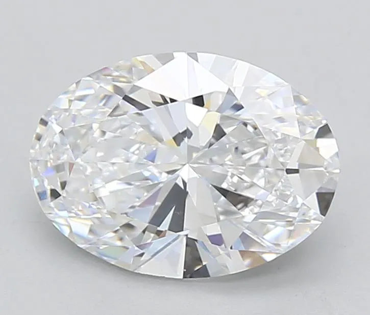 3.03ct Oval Lab Grown Diamond (Colour D, Clarity VVS1, IGI Certified)