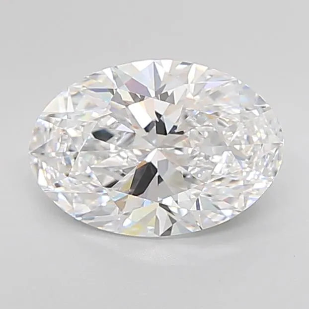 3.05ct Oval Lab Grown Diamond (Colour D, Clarity IF, Cut EX, IGI Certified)
