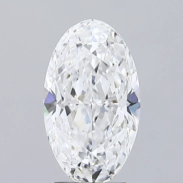 3.05ct Oval Lab Grown Diamond (Colour D, Clarity VVS2, IGI Certified)