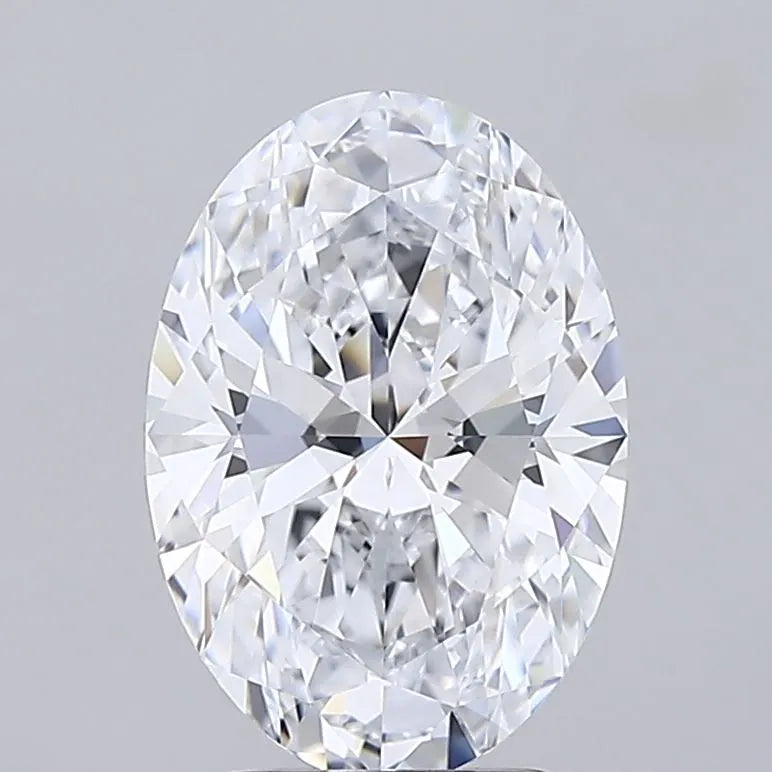 3.06ct Oval Lab Grown Diamond (Colour E, Clarity VVS1, IGI Certified)