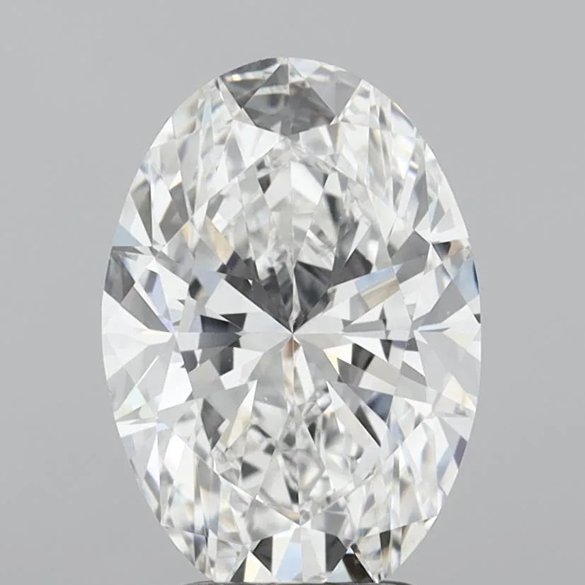 3.06ct Oval Lab Grown Diamond (Colour E, Clarity VVS2, IGI Certified)
