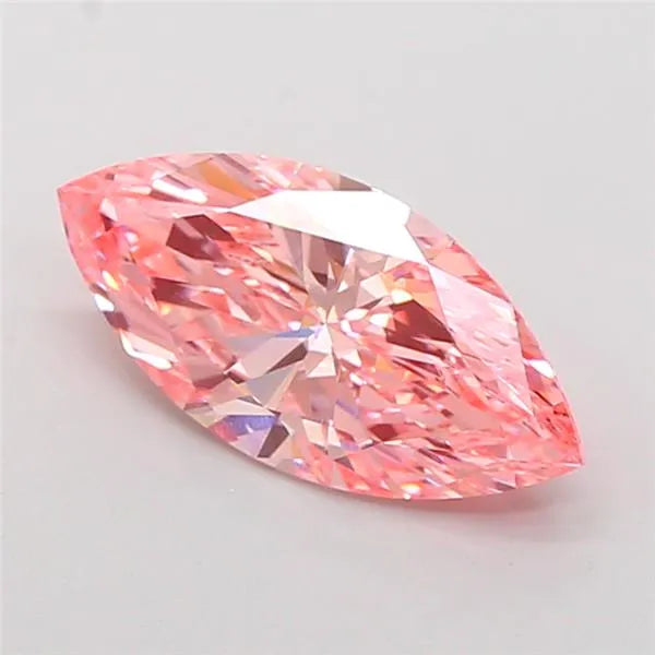3.08ct Marquise Lab Grown Diamond (Colour Fancy Vivid Pink, Clarity VVS1, IGI Certified)