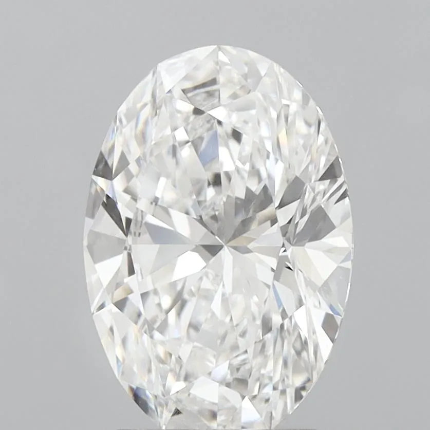 3.08ct Oval Lab Grown Diamond (Colour D, Clarity VVS2, IGI Certified)