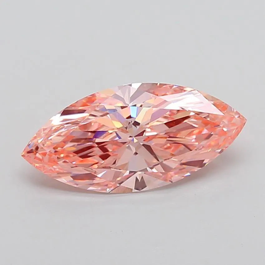 3.09ct Marquise Lab Grown Diamond (Colour Fancy Vivid Pink, Clarity VS1, IGI Certified)