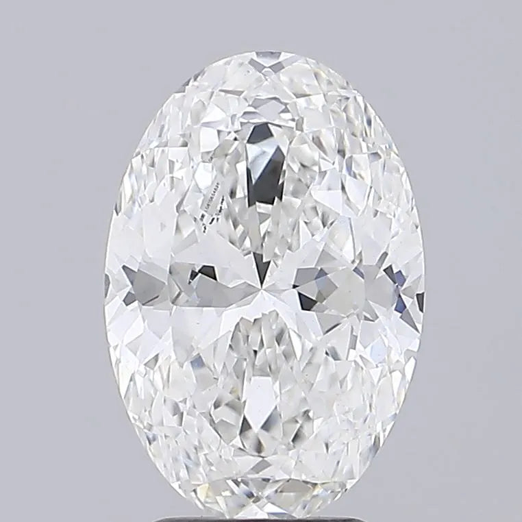 3.12ct Oval Lab Grown Diamond (Colour E, Clarity VVS2, IGI Certified)