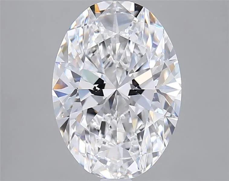 3.13ct Oval Lab Grown Diamond (Colour D, Clarity VVS1, IGI Certified)