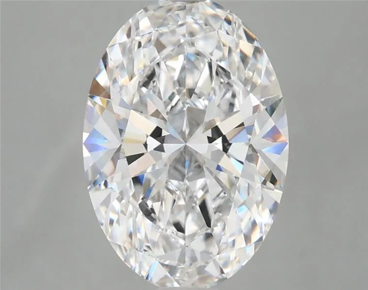 3.14ct Oval Lab Grown Diamond (Colour E, Clarity VVS1, IGI Certified)