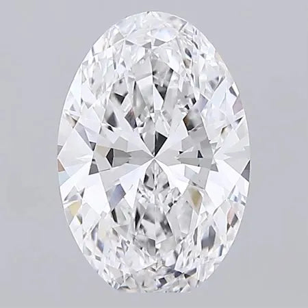 3.20ct Oval Lab Grown Diamond (Colour E, Clarity VVS2, IGI Certified)