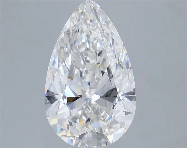 3.52ct Pear Lab Grown Diamond (Colour D, Clarity VVS1, IGI Certified)