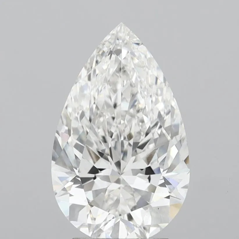 3.59ct Pear Lab Grown Diamond (Colour E, Clarity VVS1, IGI Certified)