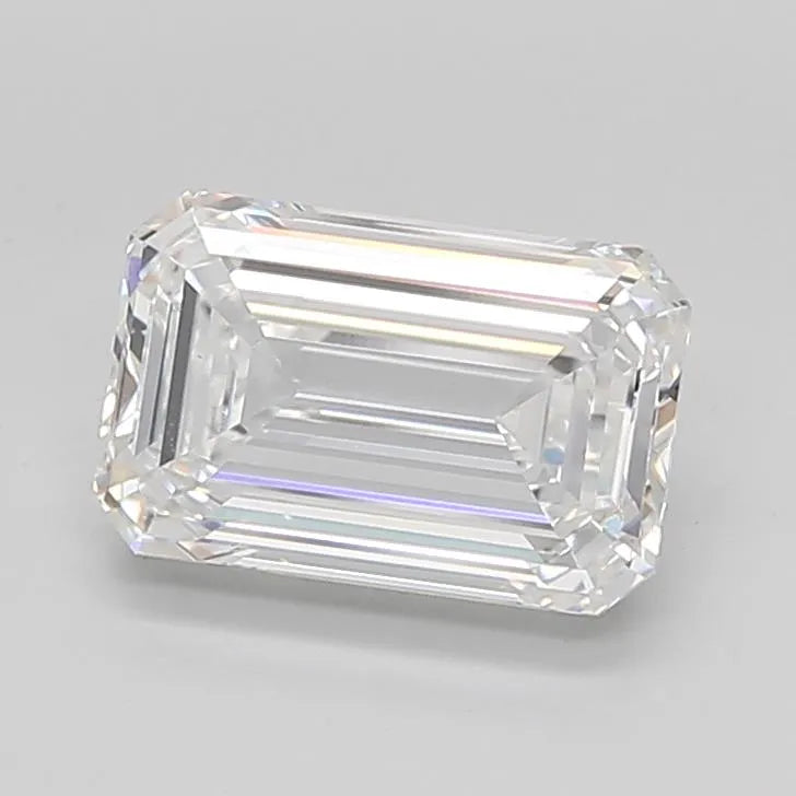 3.71ct Emerald Lab Grown Diamond (Colour D, Clarity VVS2, IGI Certified)
