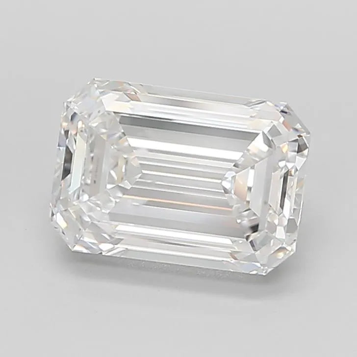 3.72ct Emerald Lab Grown Diamond (Colour F, Clarity VVS1, IGI Certified)