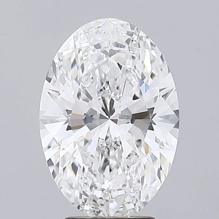 3.92ct Oval Lab Grown Diamond (Colour D, Clarity IF, IGI Certified)