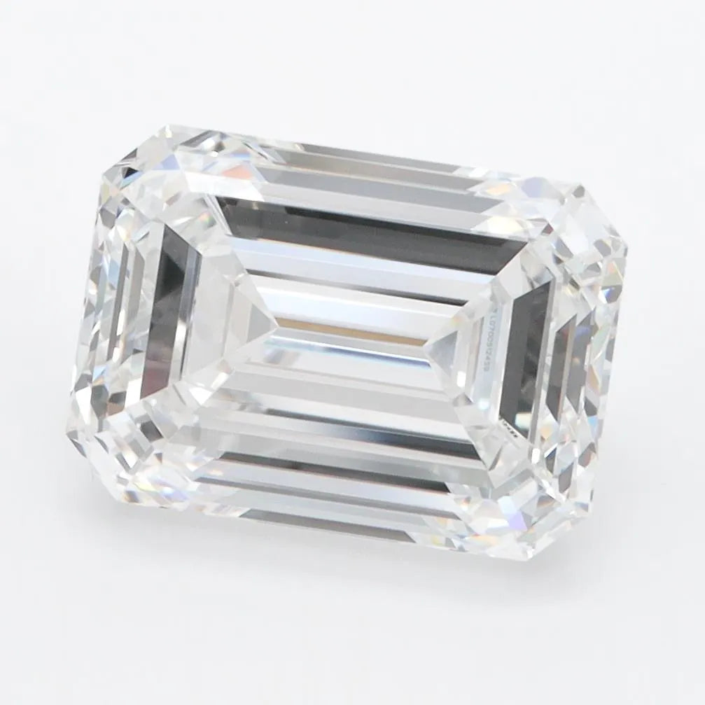 4.00ct Emerald Lab Grown Diamond (Colour D, Clarity VVS1, IGI Certified)