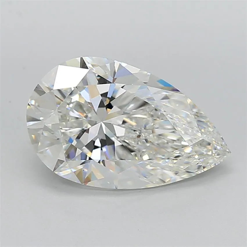 4.00ct Pear Lab Grown Diamond (Colour F, Clarity IF, Cut EX, IGI Certified)