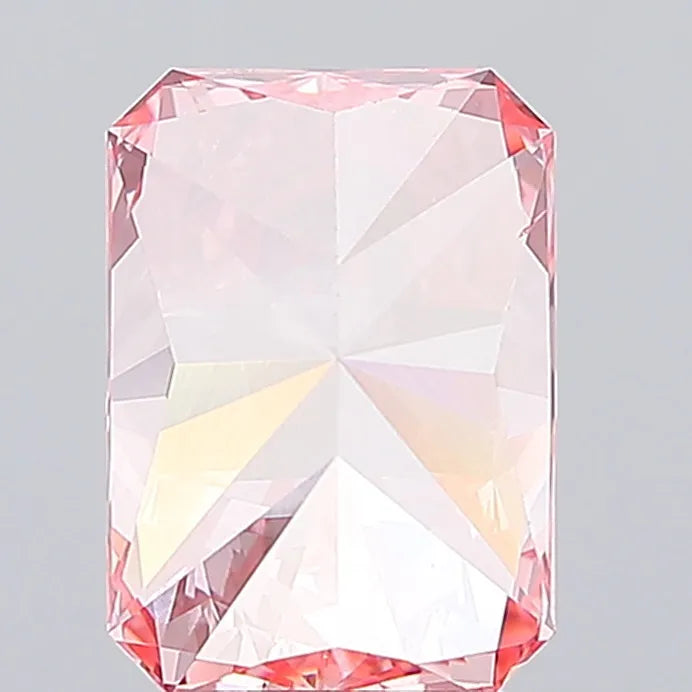 4.00ct Radiant Lab Grown Diamond (Colour Fancy Vivid Pink, Clarity VS1, IGI Certified)