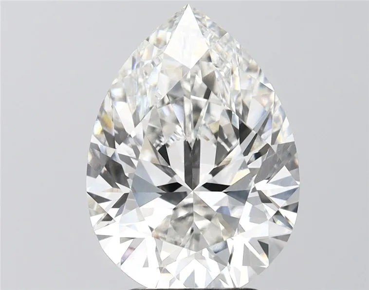 4.04ct Pear Lab Grown Diamond (Colour F, Clarity VVS2, IGI Certified)