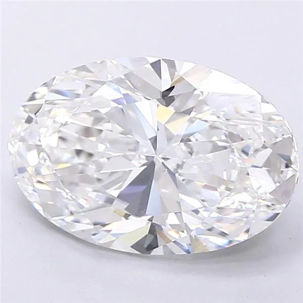 4.07ct Oval Lab Grown Diamond (Colour E, Clarity VVS2, IGI Certified)