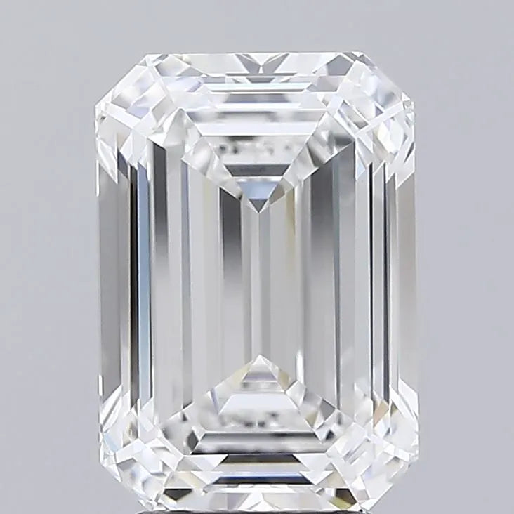 4.09ct Emerald Lab Grown Diamond (Colour D, Clarity VVS1, IGI Certified)