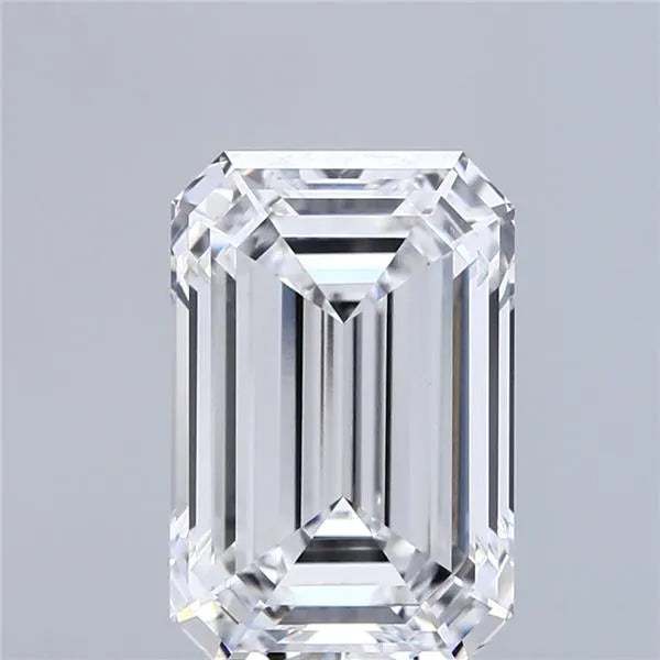 4.09ct Emerald Lab Grown Diamond (Colour D, Clarity VVS2, IGI Certified)