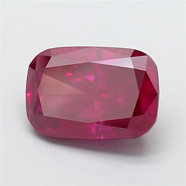 4.21ct Cushion modified Lab Grown Diamond (Colour Fancy Vivid Pink, Clarity VS1, IGI Certified)
