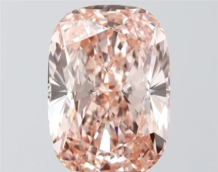 4.22ct Cushion modified Lab Grown Diamond (Colour Fancy Vivid Pink, Clarity VVS2, IGI Certified)