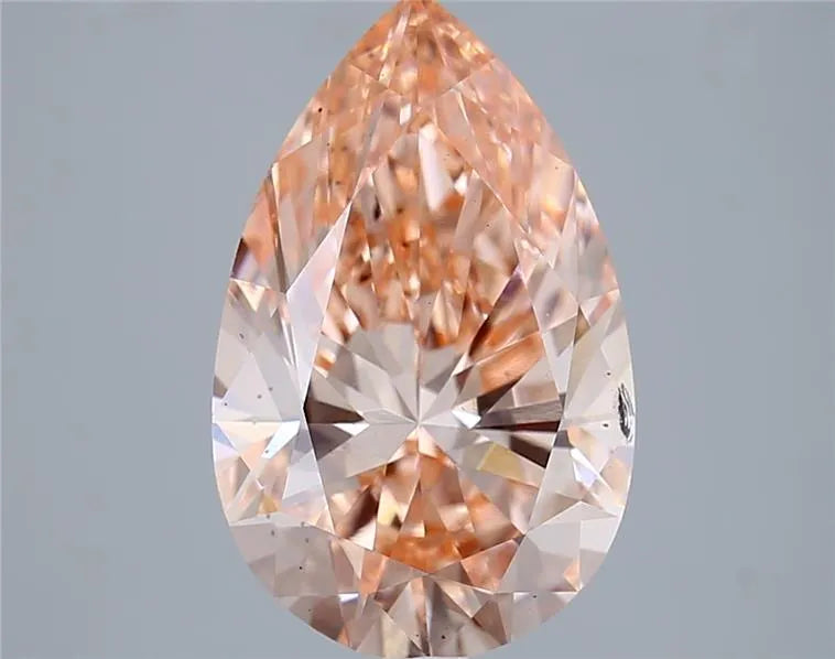 4.50ct Pear Lab Grown Diamond (Colour Fancy Vivid Pink, Clarity SI1, IGI Certified)