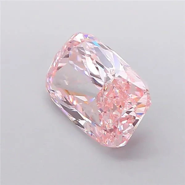 4.53ct Cushion modified Lab Grown Diamond (Colour Fancy Intense Pink, Clarity VS1, IGI Certified)