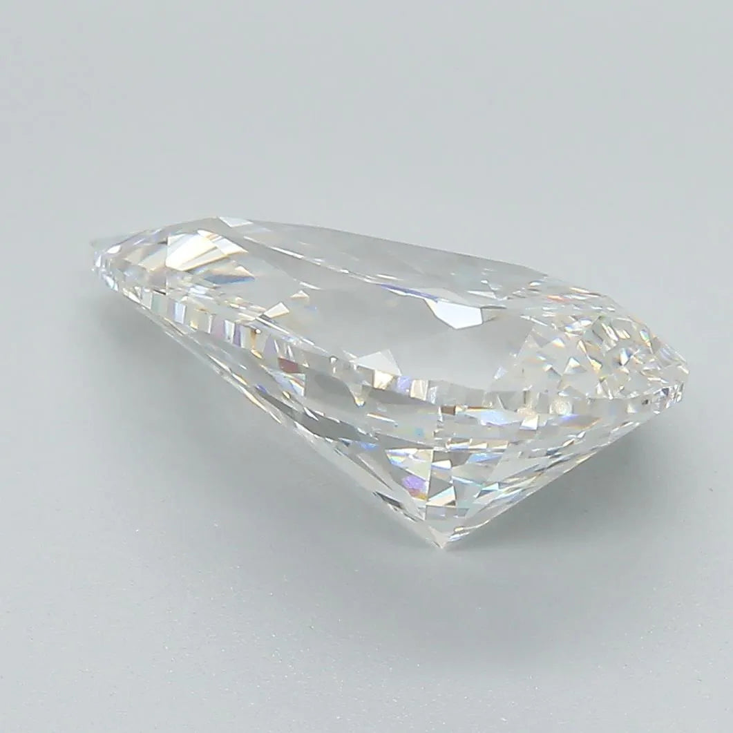 4.67ct Pear Lab Grown Diamond (Colour G, Clarity VVS2, IGI Certified)
