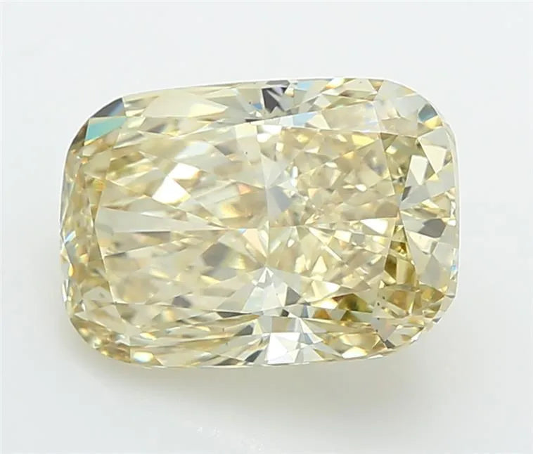 5.01ct Cushion modified Lab Grown Diamond (Colour Fancy Intense Yellow, Clarity VS1, IGI Certified)