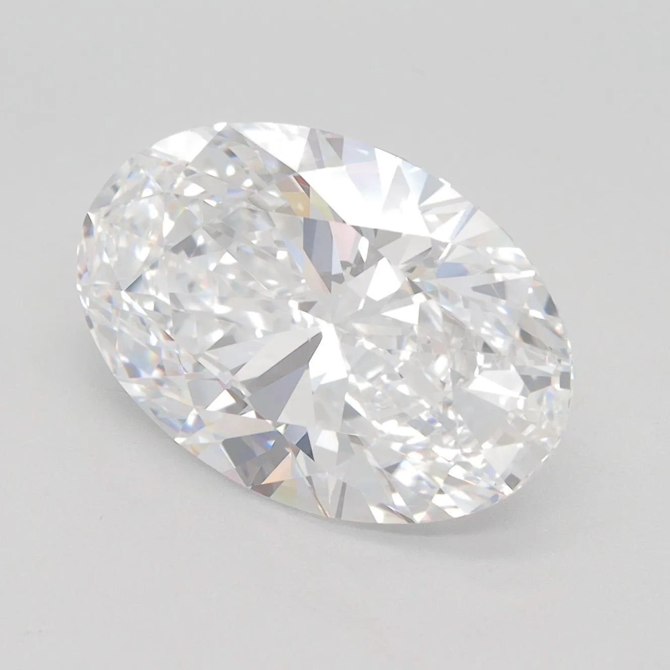 5.01ct Oval Lab Grown Diamond (Colour D, Clarity VVS2, IGI Certified)