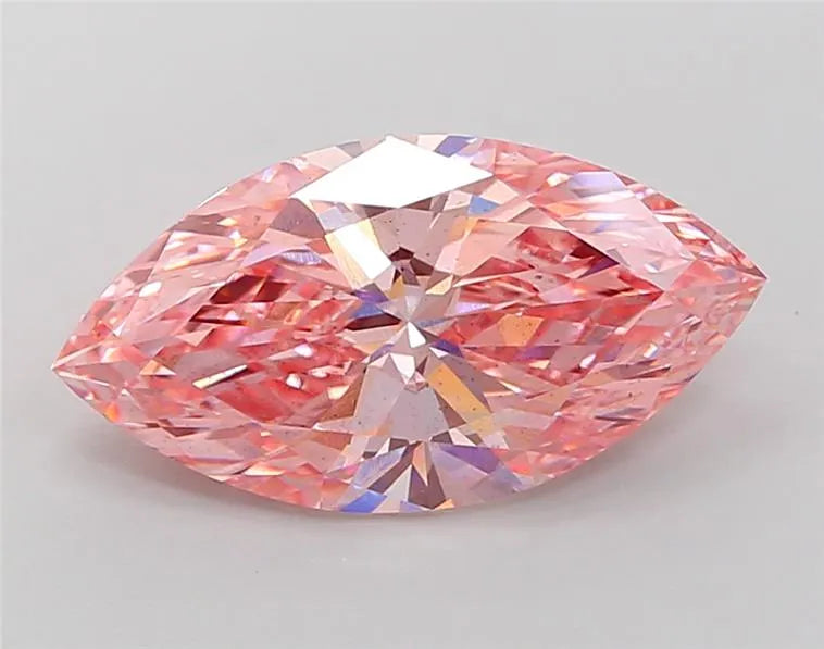 5.02ct Marquise Lab Grown Diamond (Colour Fancy Vivid Pink, Clarity VS2, IGI Certified)