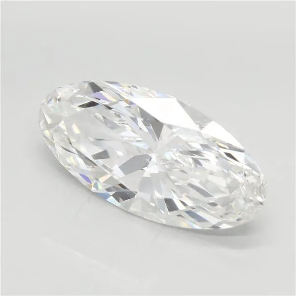 5.04ct Oval Lab Grown Diamond (Colour E, Clarity VVS2, IGI Certified)