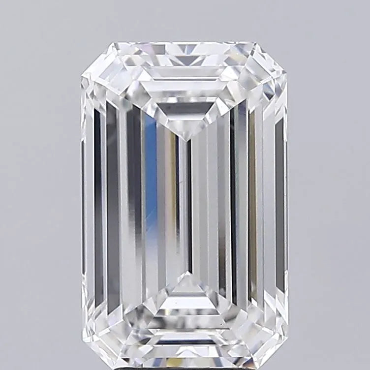 5.05ct Emerald Lab Grown Diamond (Colour F, Clarity VS1, IGI Certified)