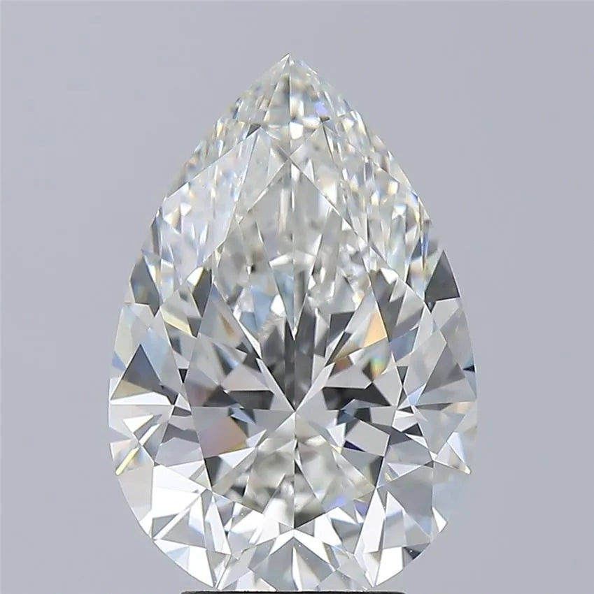 5.05ct Pear Lab Grown Diamond (Colour G, Clarity VVS2, IGI Certified)