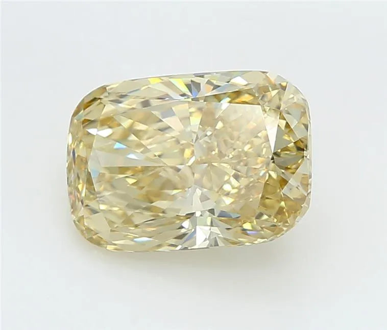5.06ct Cushion modified Lab Grown Diamond (Colour Fancy Intense Yellow, Clarity VVS2, IGI Certified)