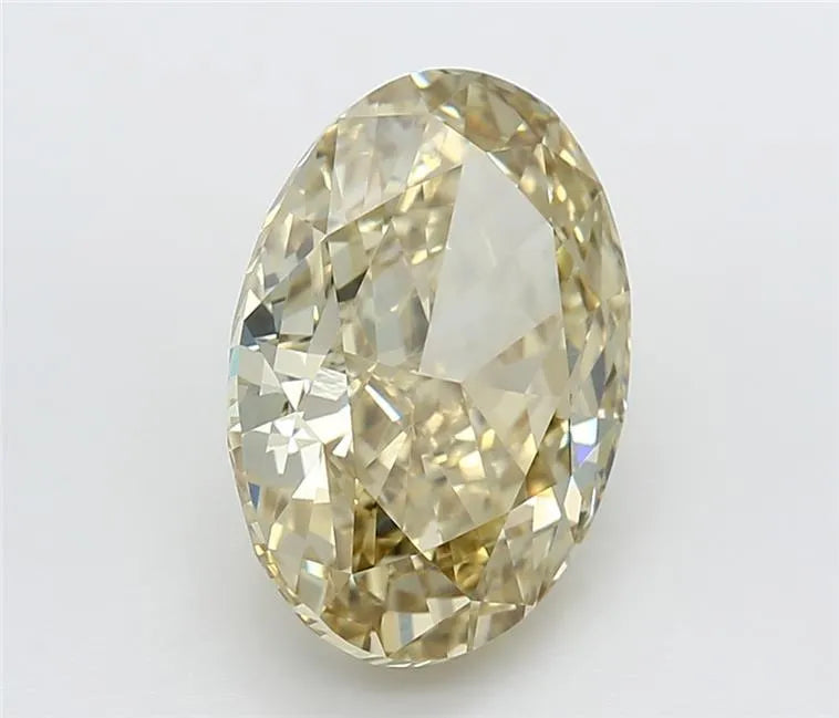 5.06ct Oval Lab Grown Diamond (Colour Fancy Intense Yellow, Clarity VVS2, IGI Certified)